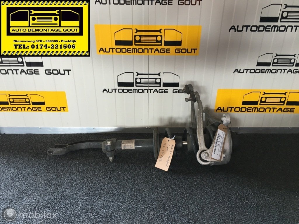 Audi A4 A5 B8 ('07-'16) Veerpoot Links Voor Veer, Audi, Gebruikt, Audi, Ophalen of Verzenden
