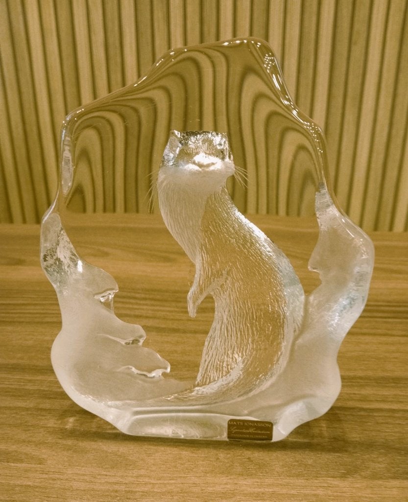 Kristallen sculpturen van de Zweedse Mats Jonasson, Ophalen of Verzenden
