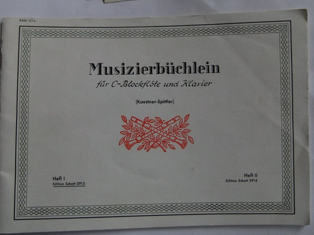 Muziekboek: Musizierbüchlein voor C-blokfluit en Klavier, Gebruikt, Verzenden, Klassiek, Les of Cursus