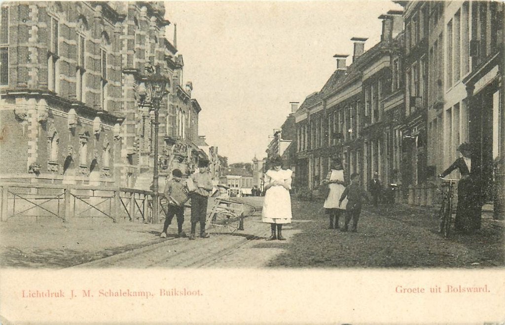 701-187-009 Bolsward, Verzenden, Voor 1920, Friesland