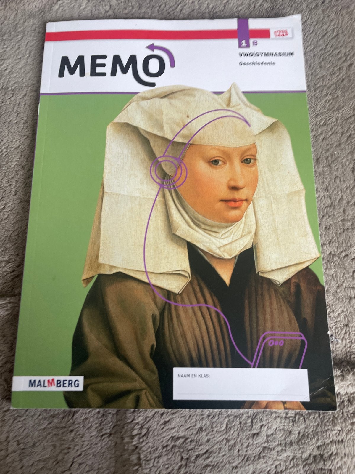 Memo Geschiedenis VWO Gymnasium 1B - Malmberg, Boeken, Schoolboeken, Ophalen of Verzenden, Zo goed als nieuw, VWO, Geschiedenis