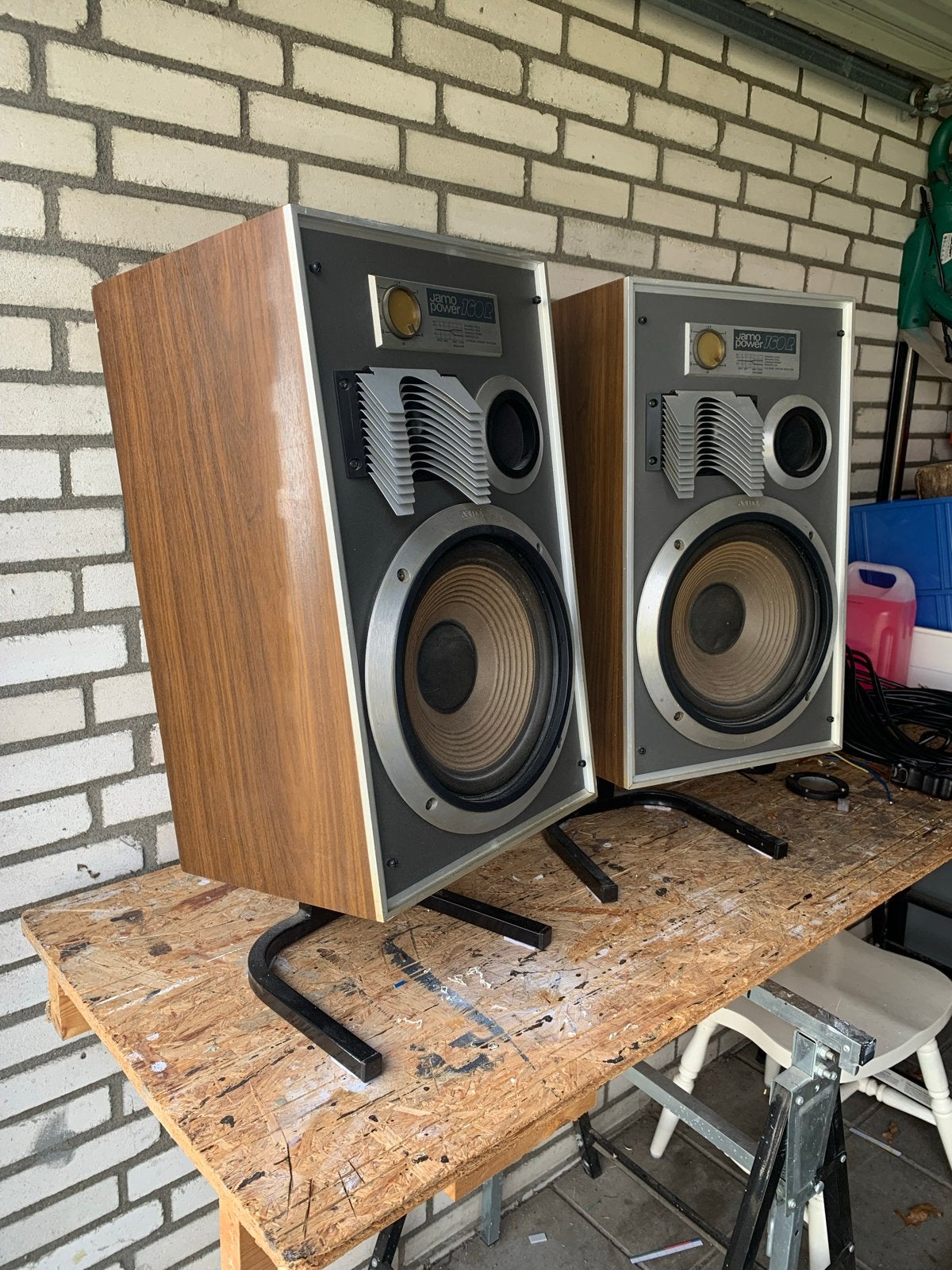 Jamo Power 160R Luidsprekers, Ophalen, Gebruikt, 120 watt of meer, Front, Rear of Stereo speakers