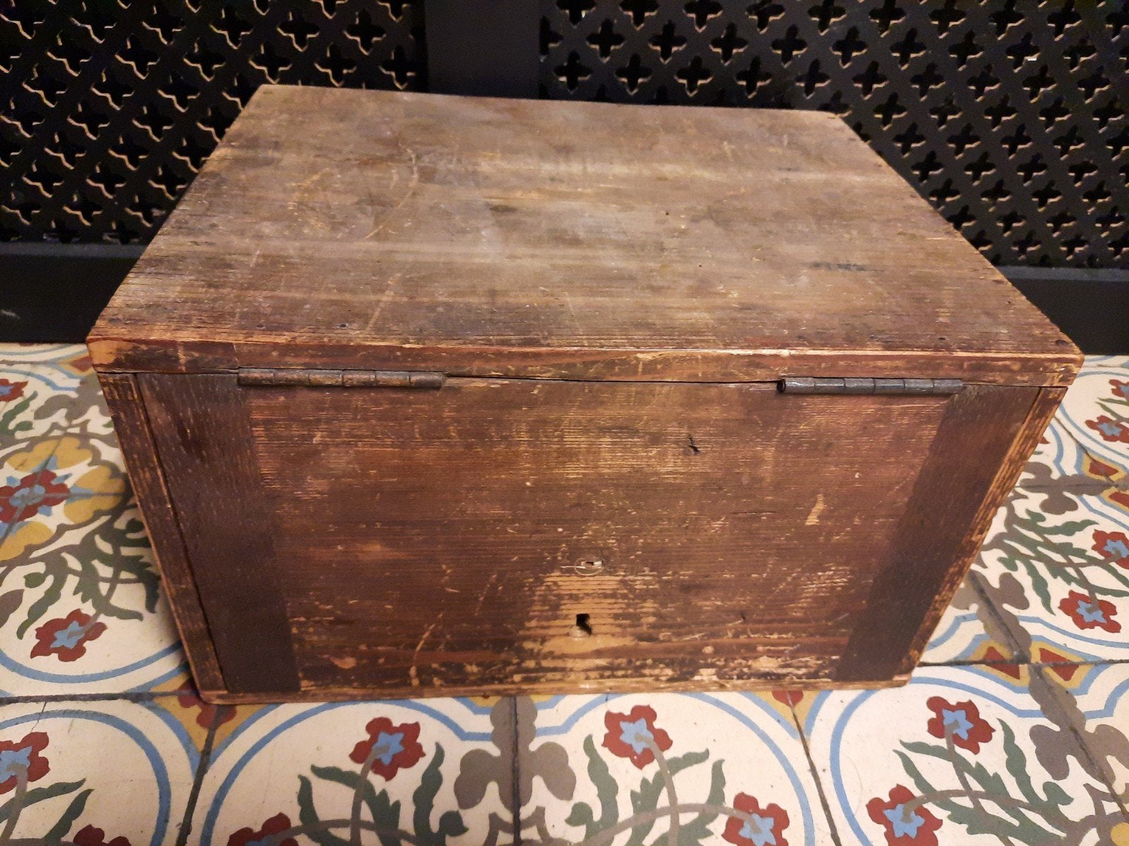 Houten dossierlade vakkenkastje organizer brocante, Ophalen of Verzenden