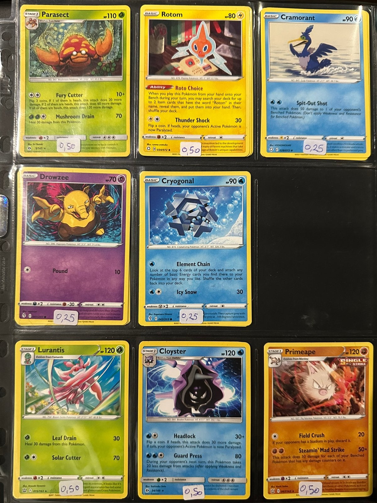 Diverse pokemon kaarten, Ophalen of Verzenden, Zo goed als nieuw