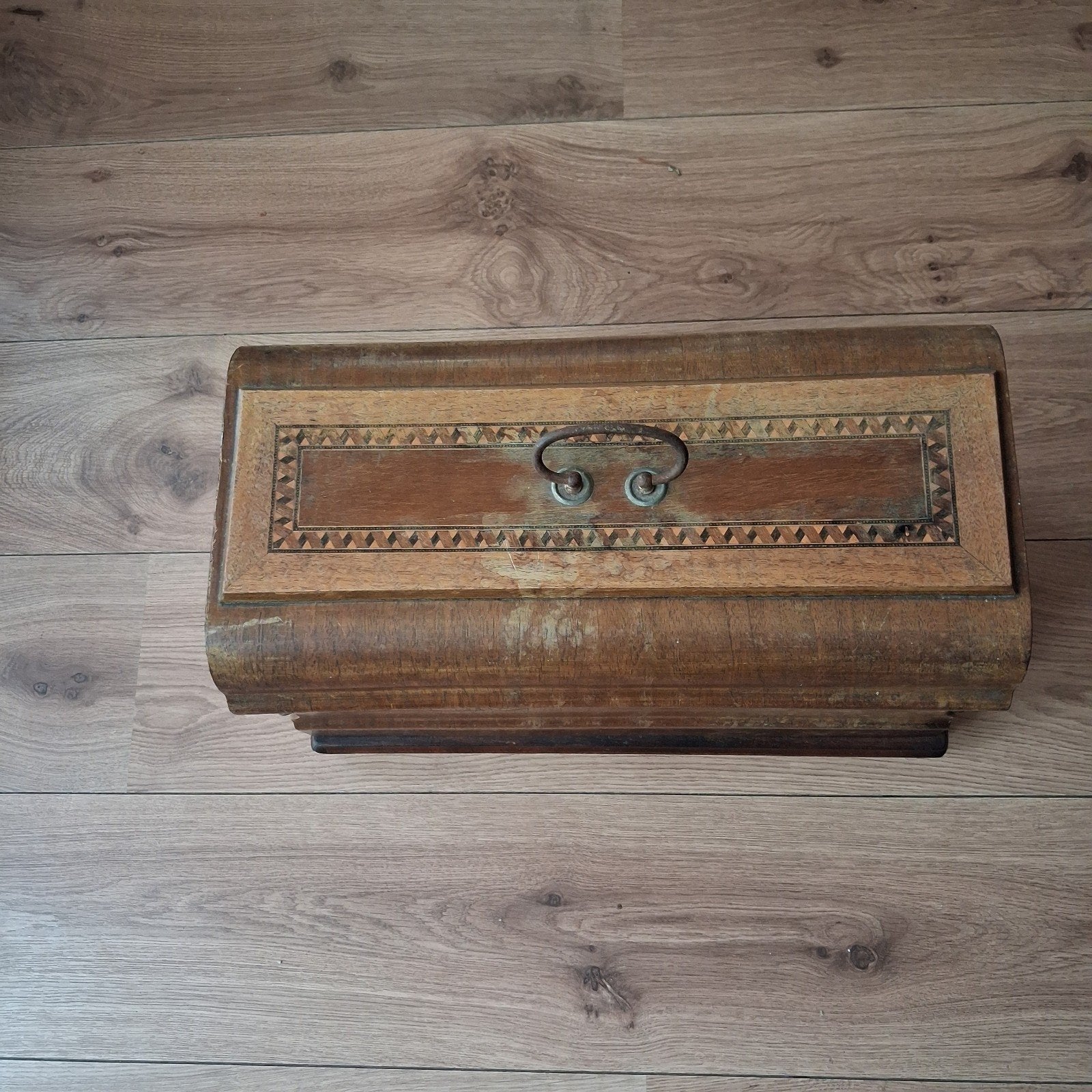 Antieke Bera Naaimachine met Houten Kist, Ophalen of Verzenden