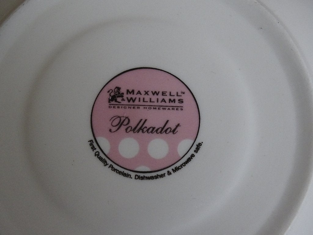 Servies, Maxwell & Williams POLKADOT roze, zo goed als nieuw, Overige typen, Ophalen of Verzenden, Zo goed als nieuw, Overige stijlen