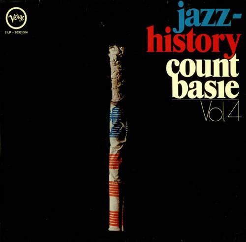 LP - Count Basie ‎– Jazz History Vol. 4, Cd's en Dvd's, Vinyl | Jazz en Blues, Gebruikt, Jazz, Beschermende buitenhoes, 12 inch