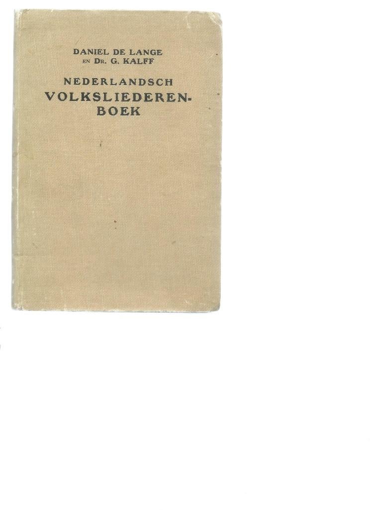 Nederlandsch Volksliederenboek, Muziek en Instrumenten, Bladmuziek, Zang, Gebruikt, Ophalen of Verzenden, Artiest of Componist