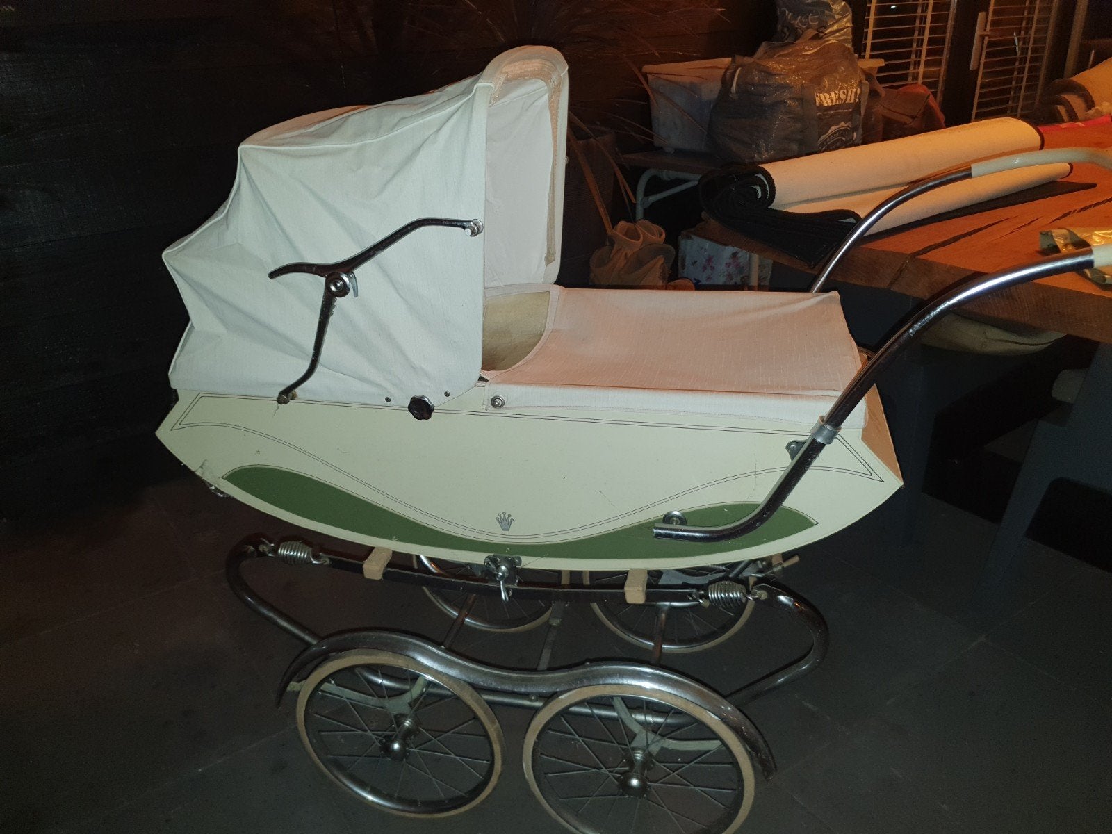 Mooie nette vintage kinderwagen, Ophalen, Gebruikt, Overige merken