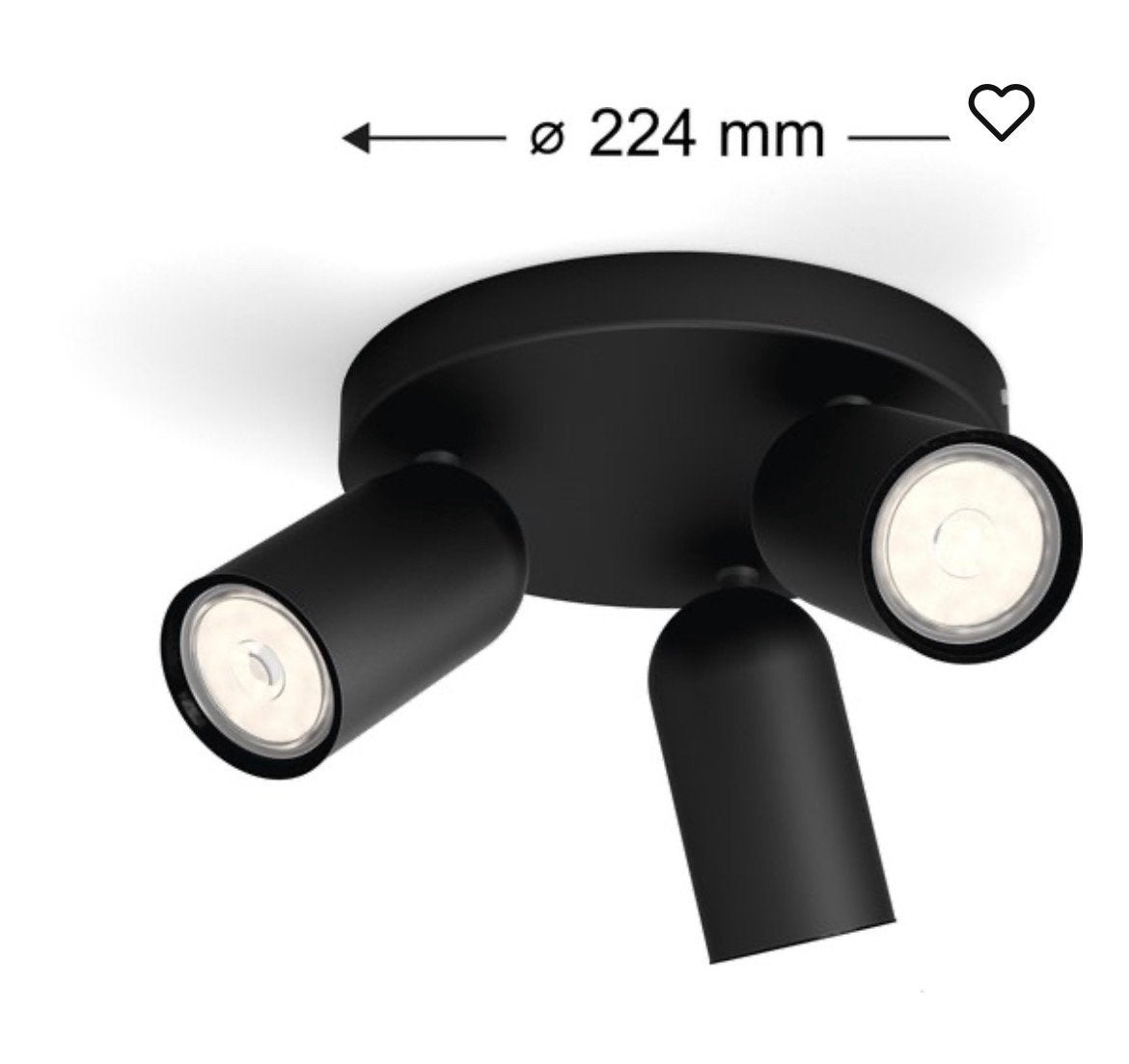 Philips Pongee spots inclusief lampen, zo goed als nieuw, Inclusief lichtbron, Overige fittingen, Ophalen of Verzenden, Zo goed als nieuw