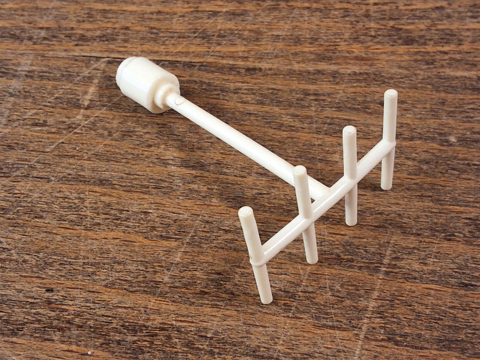 LEGO 3144 Antenne Opaque Wit - Zeldzaam Onderdeel, Ophalen of Verzenden, Gebruikt