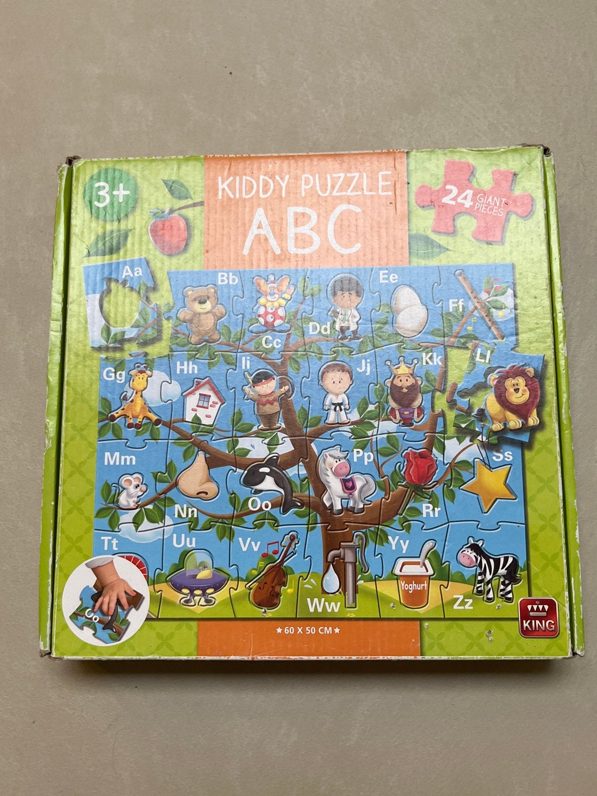 Kiddy Puzzle ABC Alfabet Puzzel voor Kinderen, Ophalen of Verzenden, 10 tot 50 stukjes, Gebruikt, 2 tot 4 jaar