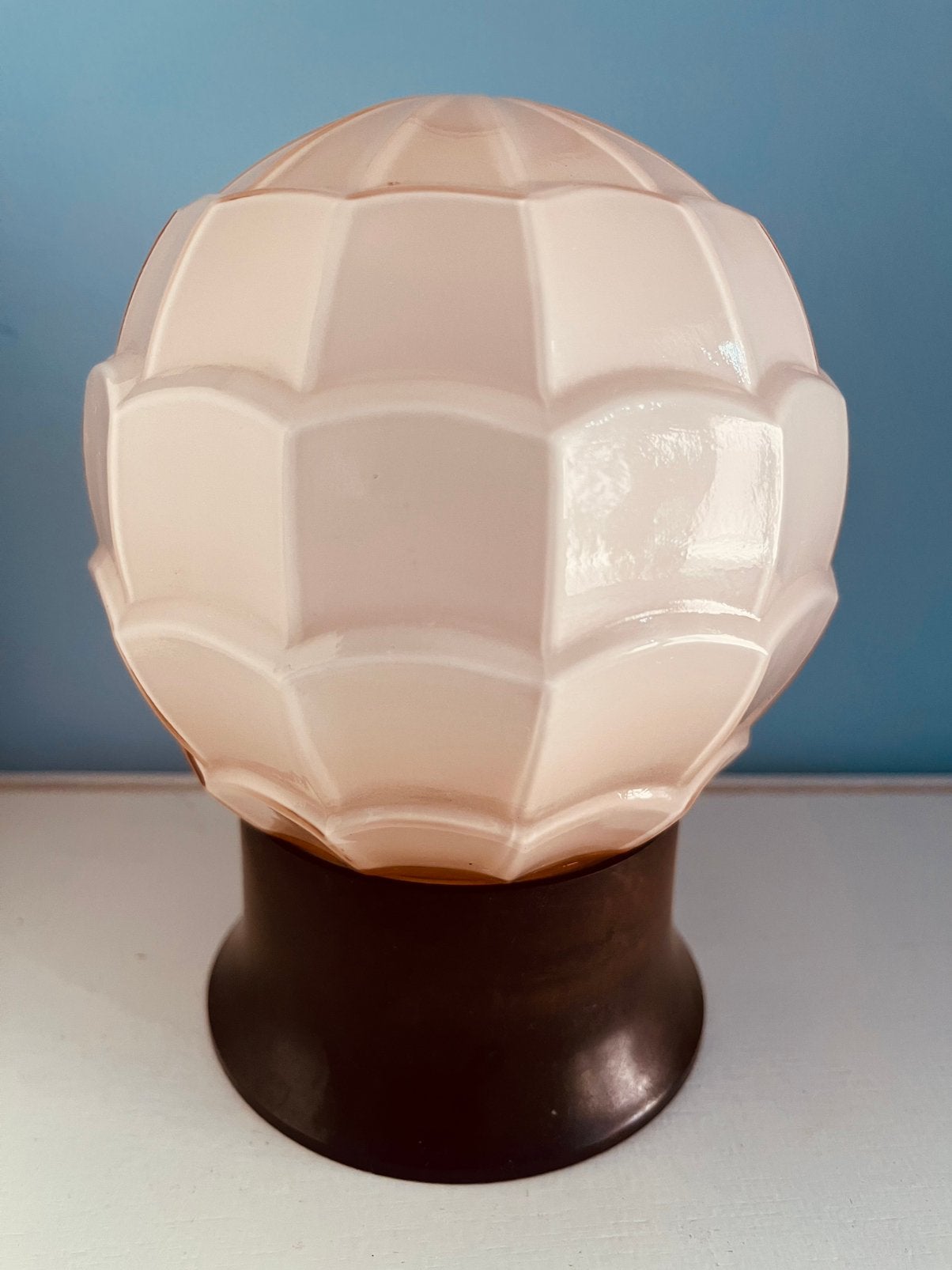 Art Deco plafondlamp Thabur Artisjok Roze, Ophalen of Verzenden
