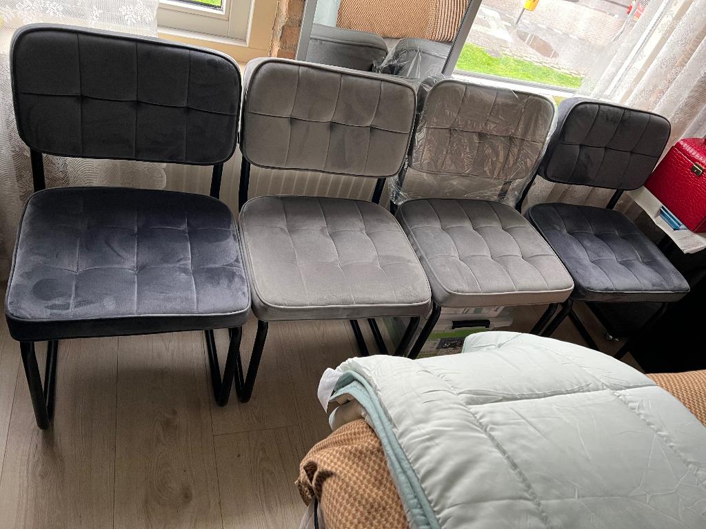 Woonkamer Industrieel bed eethoek en MEER, Huis en Inrichting, Ophalen of Verzenden, Zo goed als nieuw, Industrieel, 4 tot 6 stoelen