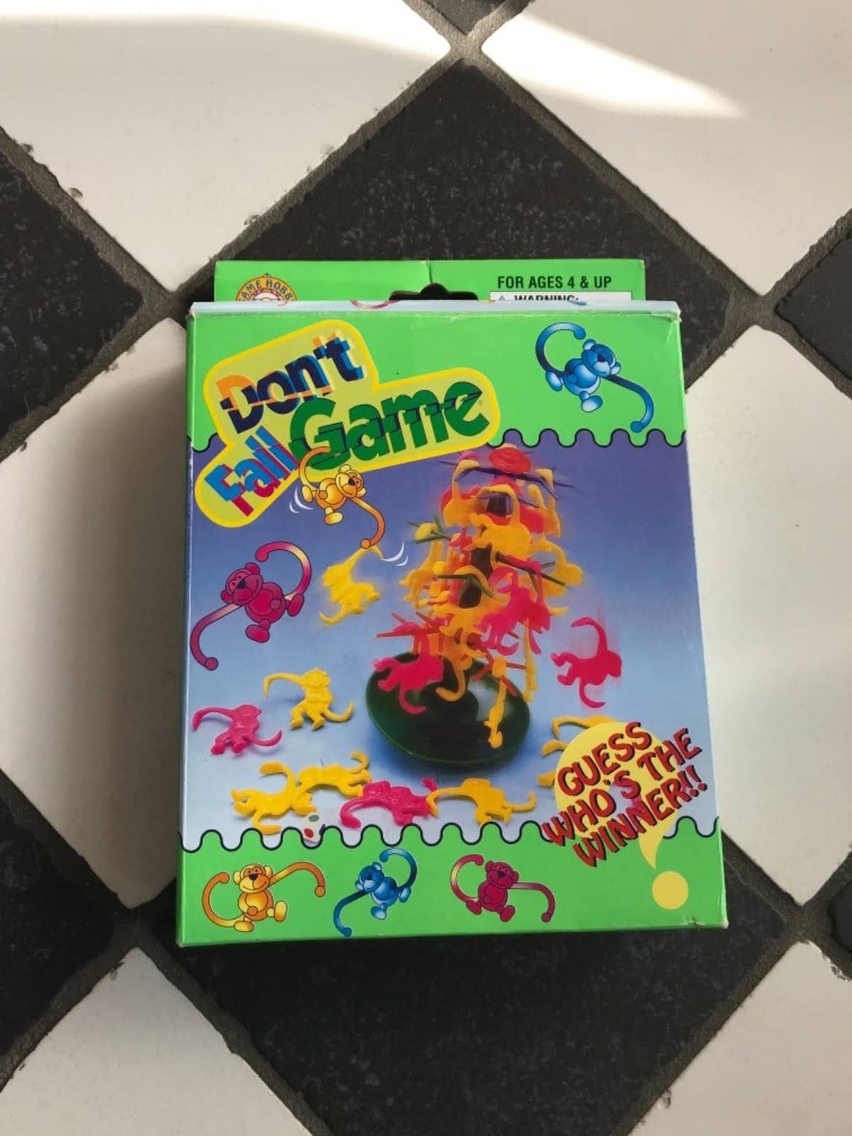 Apen Partijtje / Don't fall Game - prima staat, Een of twee spelers, Ophalen of Verzenden, Zo goed als nieuw, Game Hobby Mountain