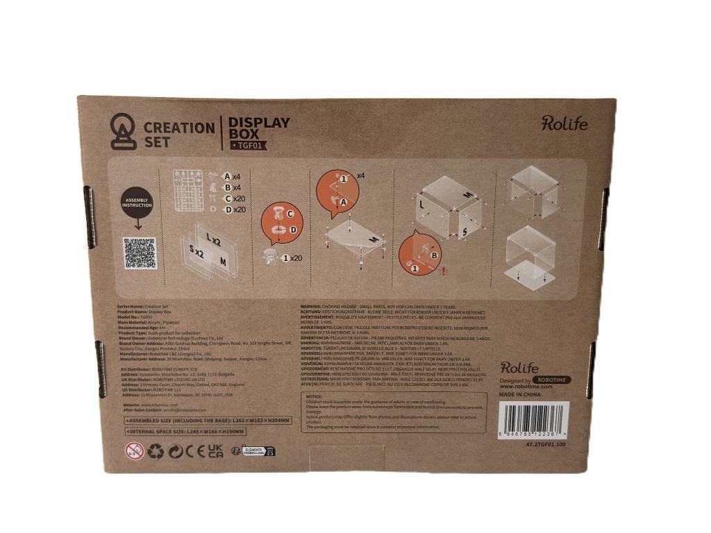 Robotime Dust Cover / Display Case voor Creation Set, Ophalen of Verzenden, Nieuw