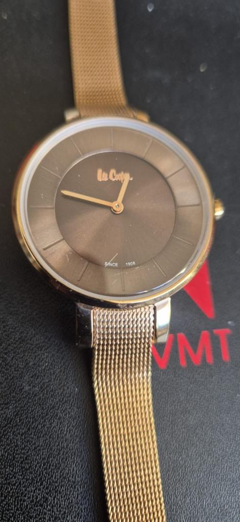Lee Cooper Dames Horloge Goudkleurig - Zo goed als nieuw, Ophalen of Verzenden