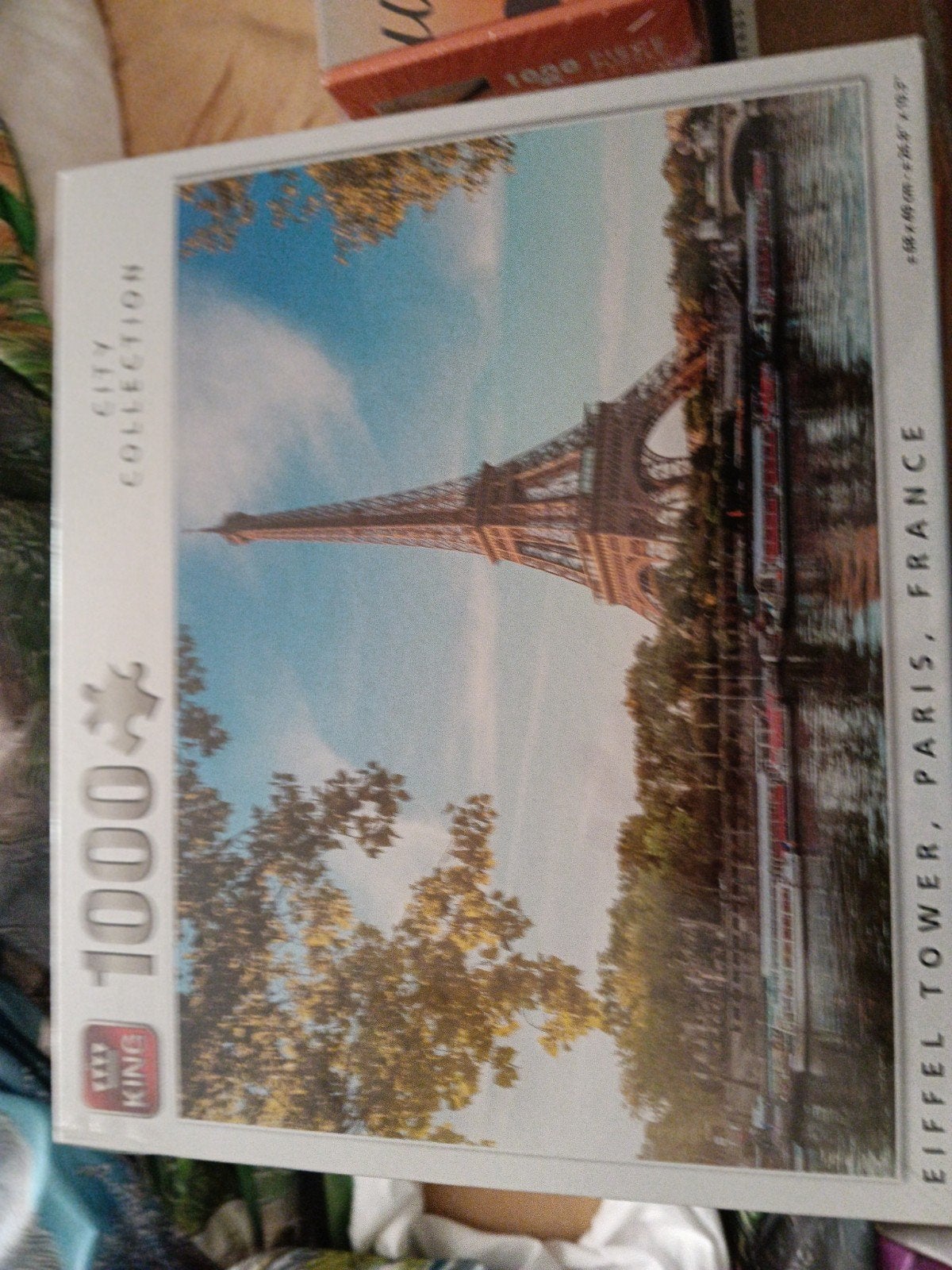 King City Collection Eiffeltoren Parijs Legpuzzel, Ophalen, 500 t/m 1500 stukjes, Zo goed als nieuw, Legpuzzel