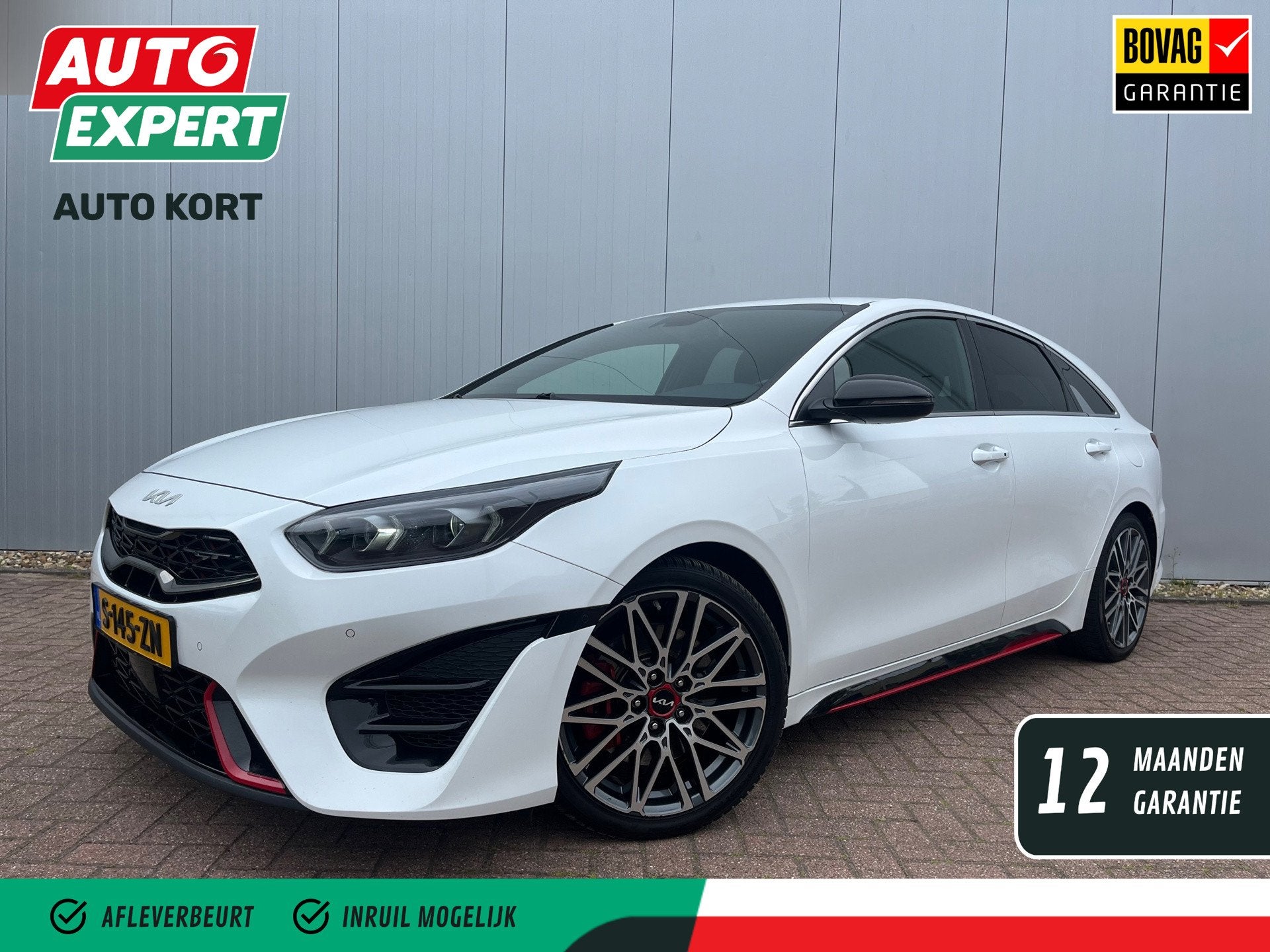 Kia ProCeed 1.6 T-GDi GT | BTW'er | Sport Uitlaat | Stoelmem, 15 km/l, Gebruikt, Met garantie (alle), Wit