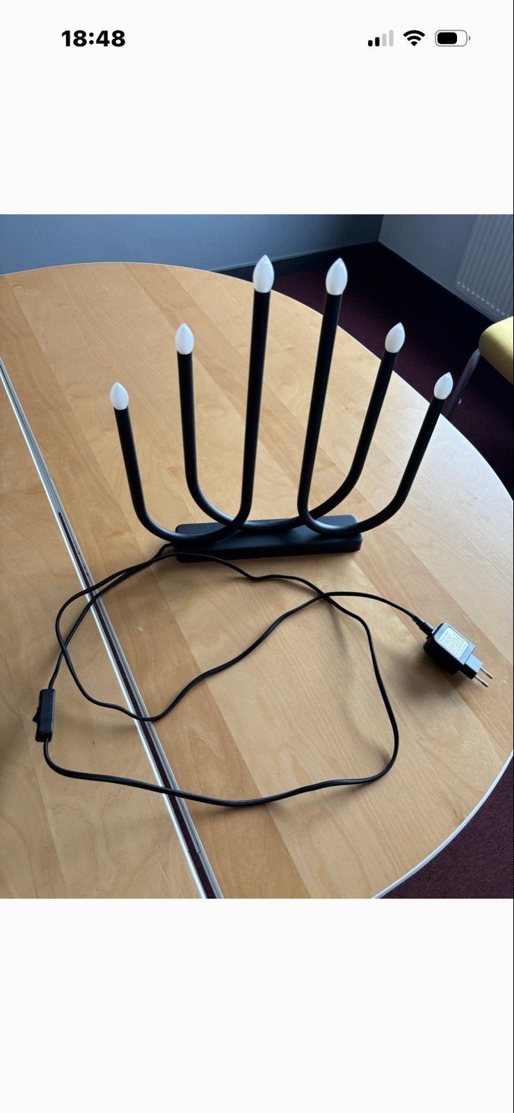 Advent kerst lampjes LED - IKEA Stråla, Kunststof, Zwart, Ophalen of Verzenden, Zo goed als nieuw