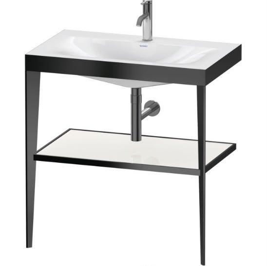 Duravit XViu wastafelmeubel zwart metaal, Ophalen, Minder dan 50 cm, Overige typen, Nieuw