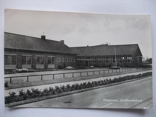 P232 Witmarsum - Landbouwschool - 1966, Verzamelen, Verzenden, 1960 tot 1980, Ongelopen, Friesland
