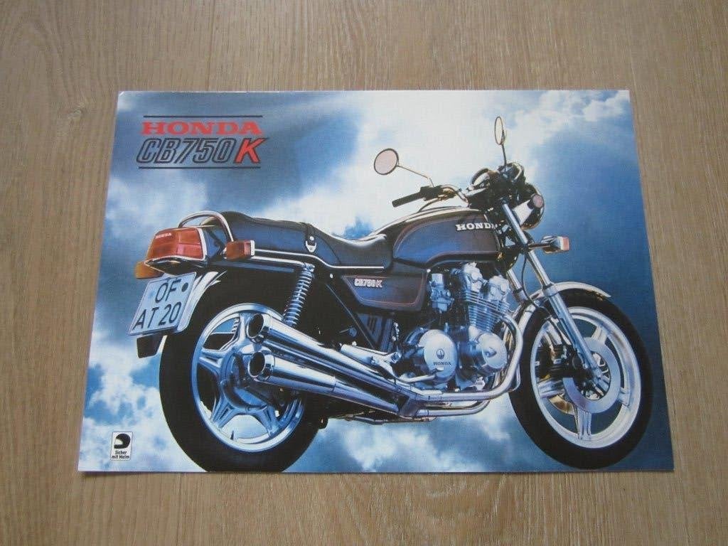 Honda CB 750 K brochure folder 1978 ?, Ophalen of Verzenden, Honda