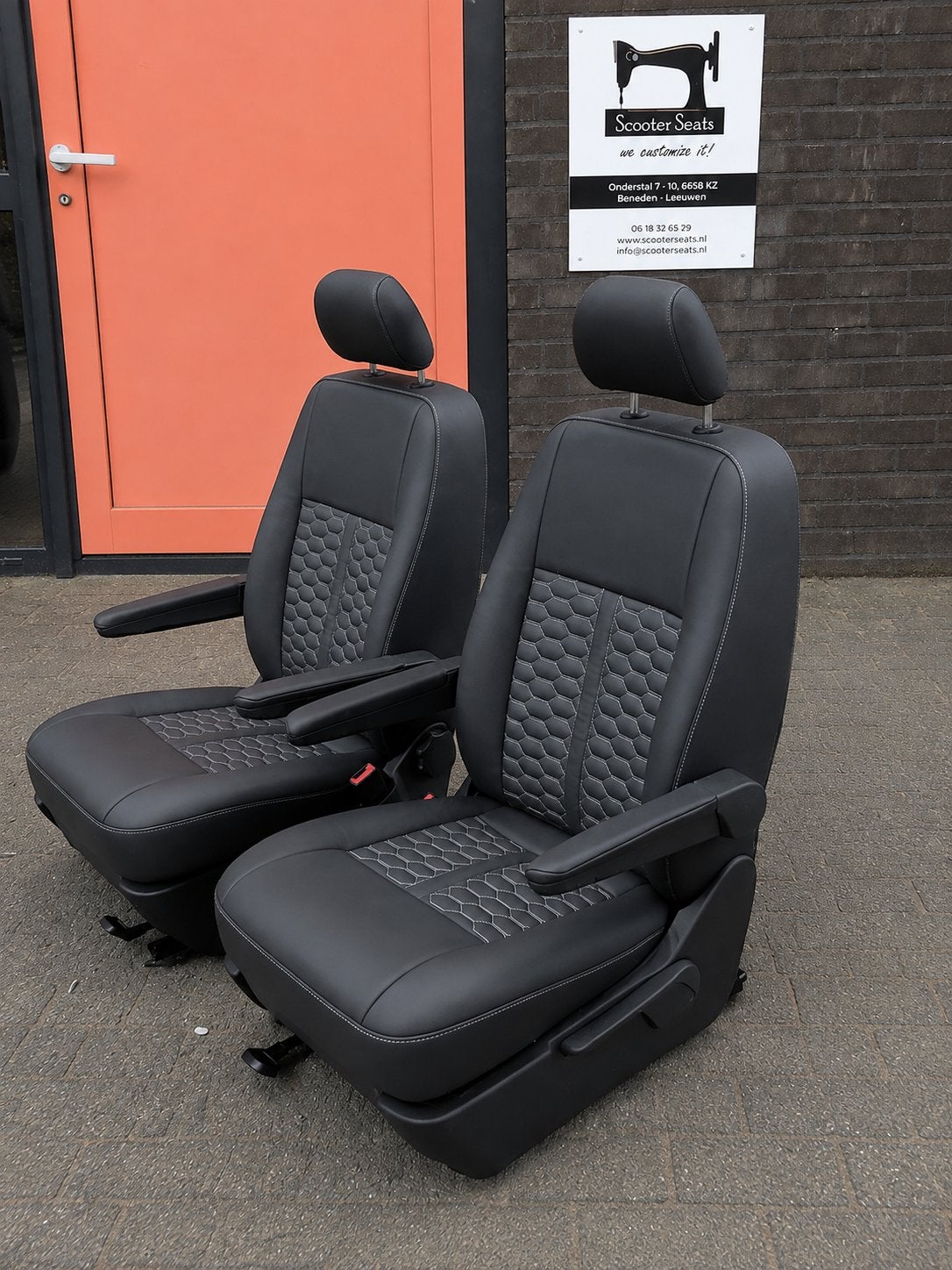 VW T6 voorstoelen nappa leer, Auto-onderdelen, Gebruikt, Volkswagen, D, Ophalen
