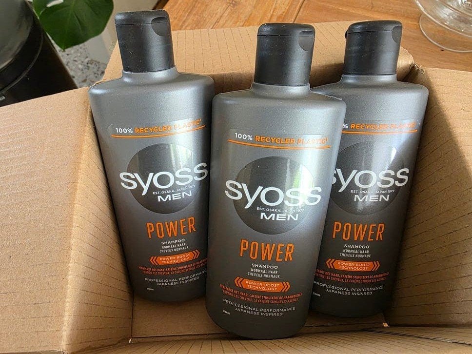 3 flessen Syoss Men Power Shampoo - Nieuw, Ophalen of Verzenden, Nieuw