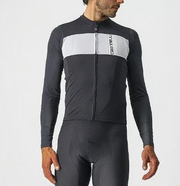 Castelli Prologo 7 Long Sleeve Jersey (Zwart, XXL), Fietsen en Brommers, Fietsaccessoires | Fietskleding, Ophalen of Verzenden