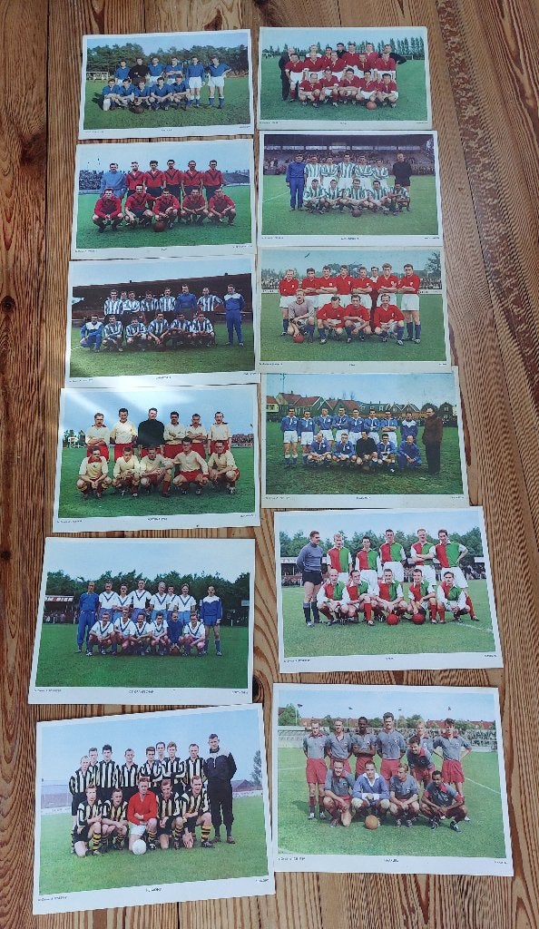 Eerste Divisie A- 1958/ 1959  met voetbalplaten, Ophalen of Verzenden, Gebruikt, Overige binnenlandse clubs, Poster, Plaatje of Sticker