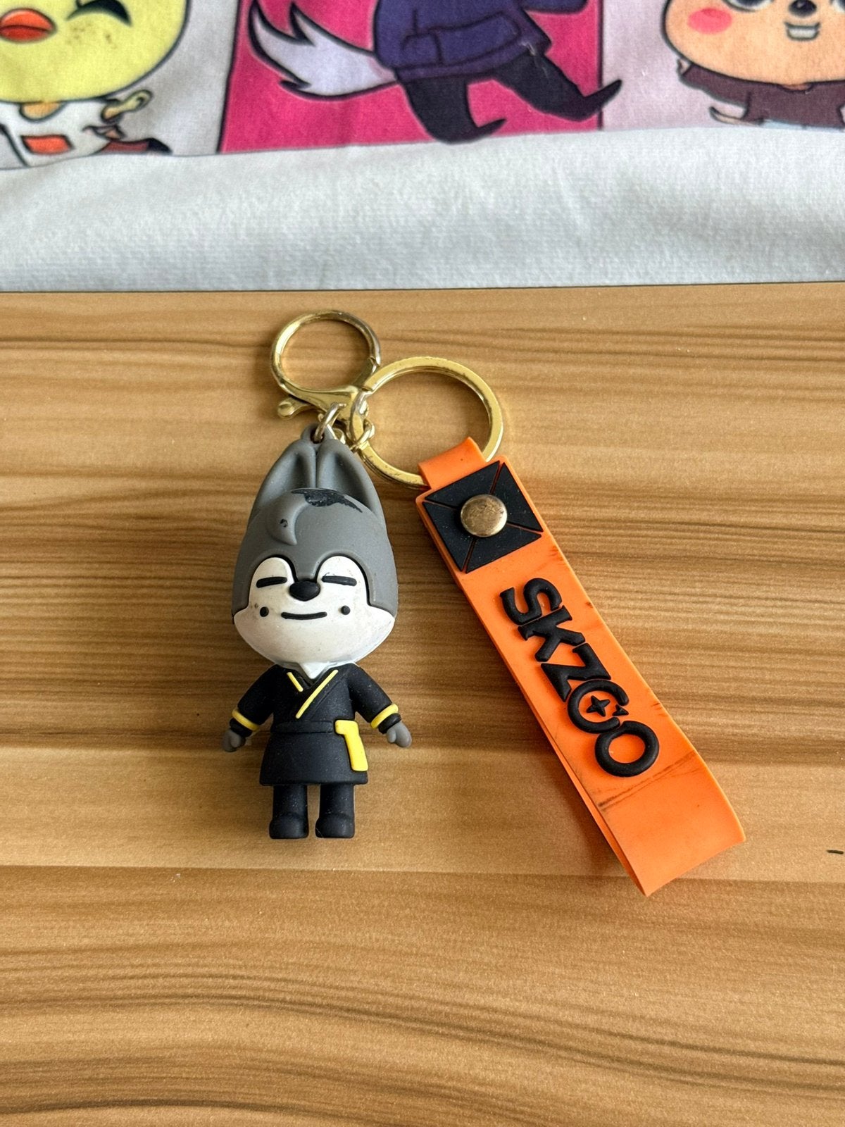 Stray Kids Wolfchan sleutelhanger, Ophalen of Verzenden, Zo goed als nieuw