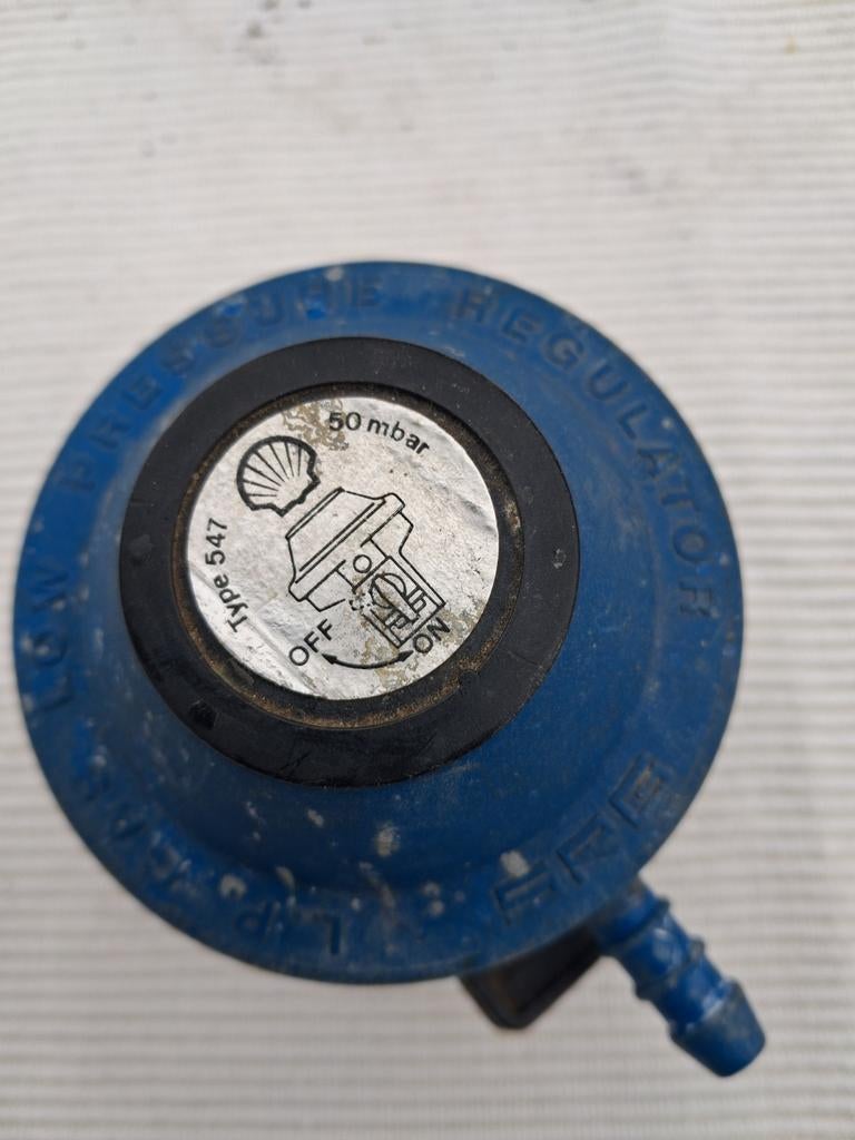 Gasdrukregelaar voor Shell gasflessen met snelkoppeling, Ophalen of Verzenden
