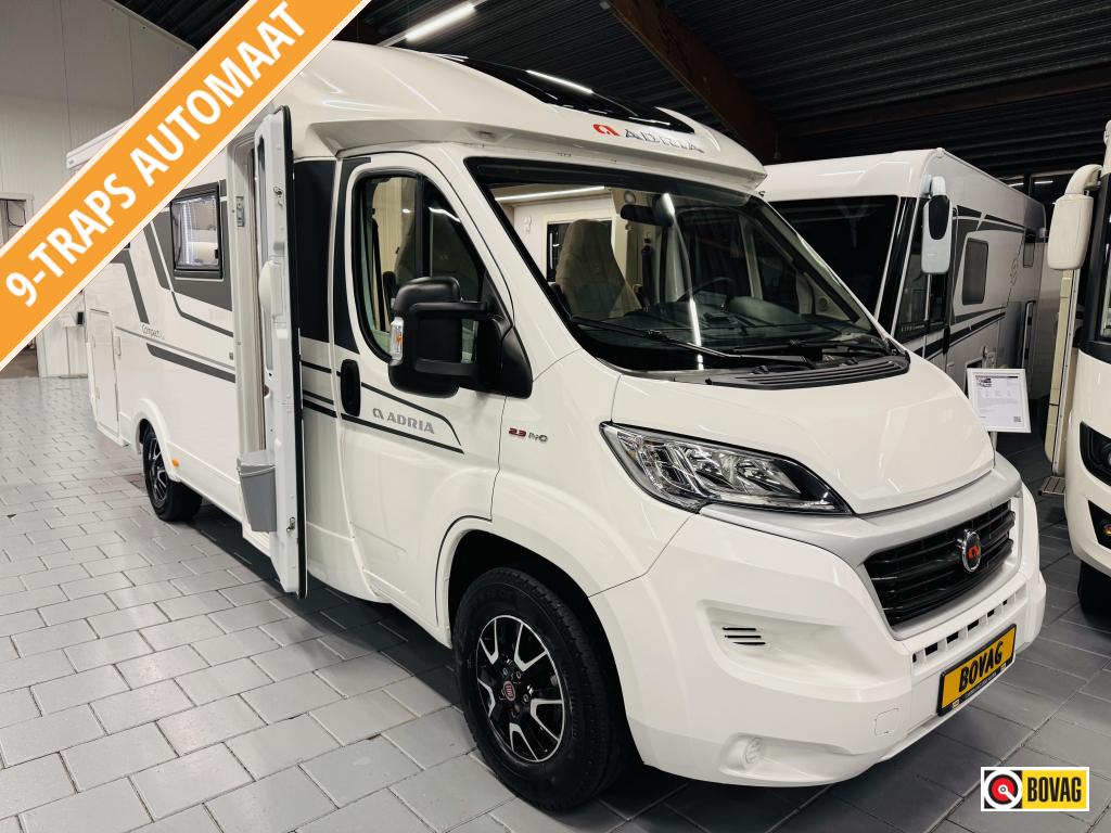Adria Compact PLUS SC Automaat Queensbed 2021, Caravans en Kamperen, Campers, Automaat, Fiat, Bedrijf, Diesel