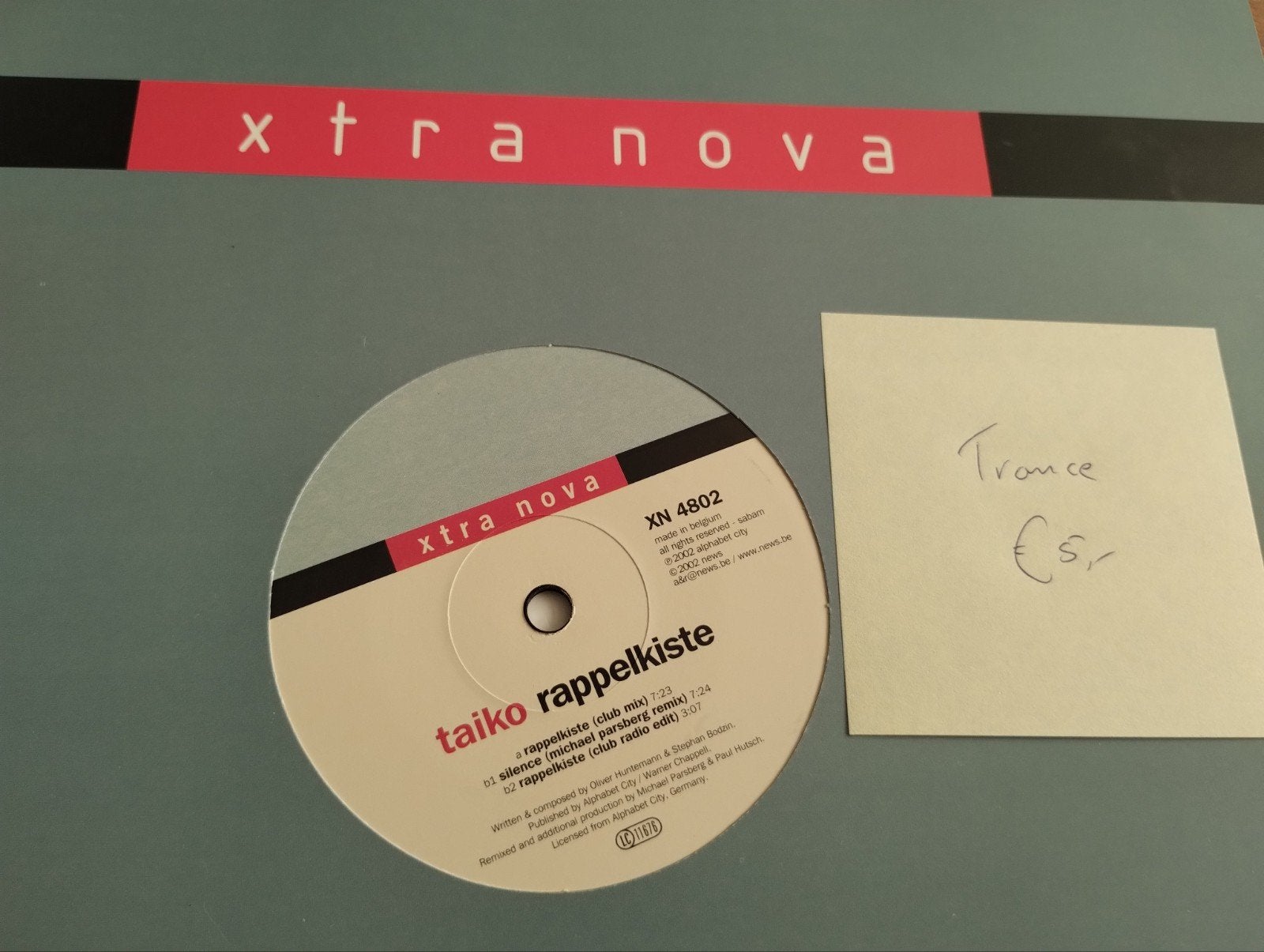 Taiko - Rappelkiste (Xtra Nova) Trance 12" Vinyl Single, Cd's en Dvd's, Cd's | Dance en House, Ophalen of Verzenden, Gebruikt