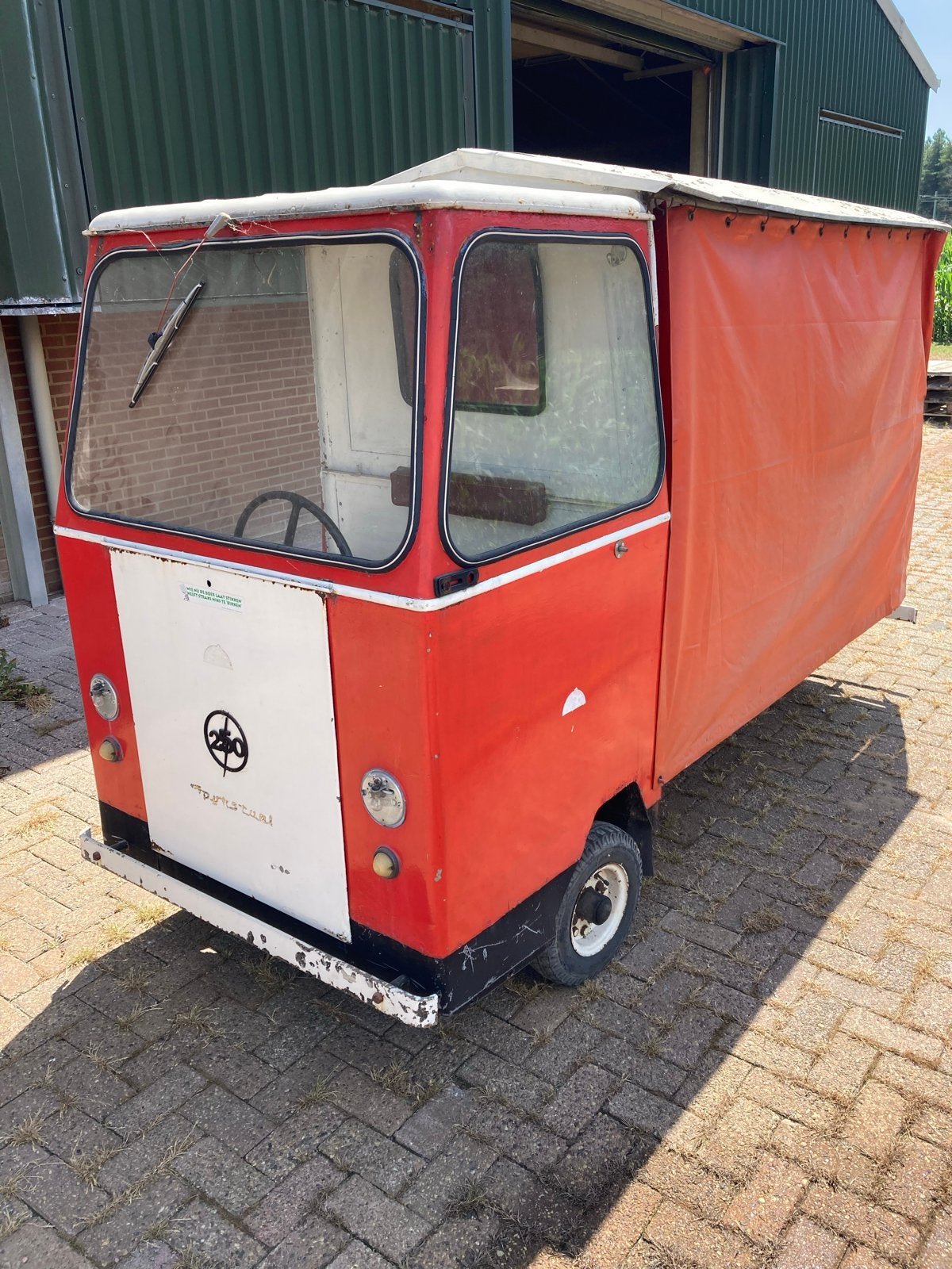 Spijkstaal electrowagen, Ophalen, Gebruikt