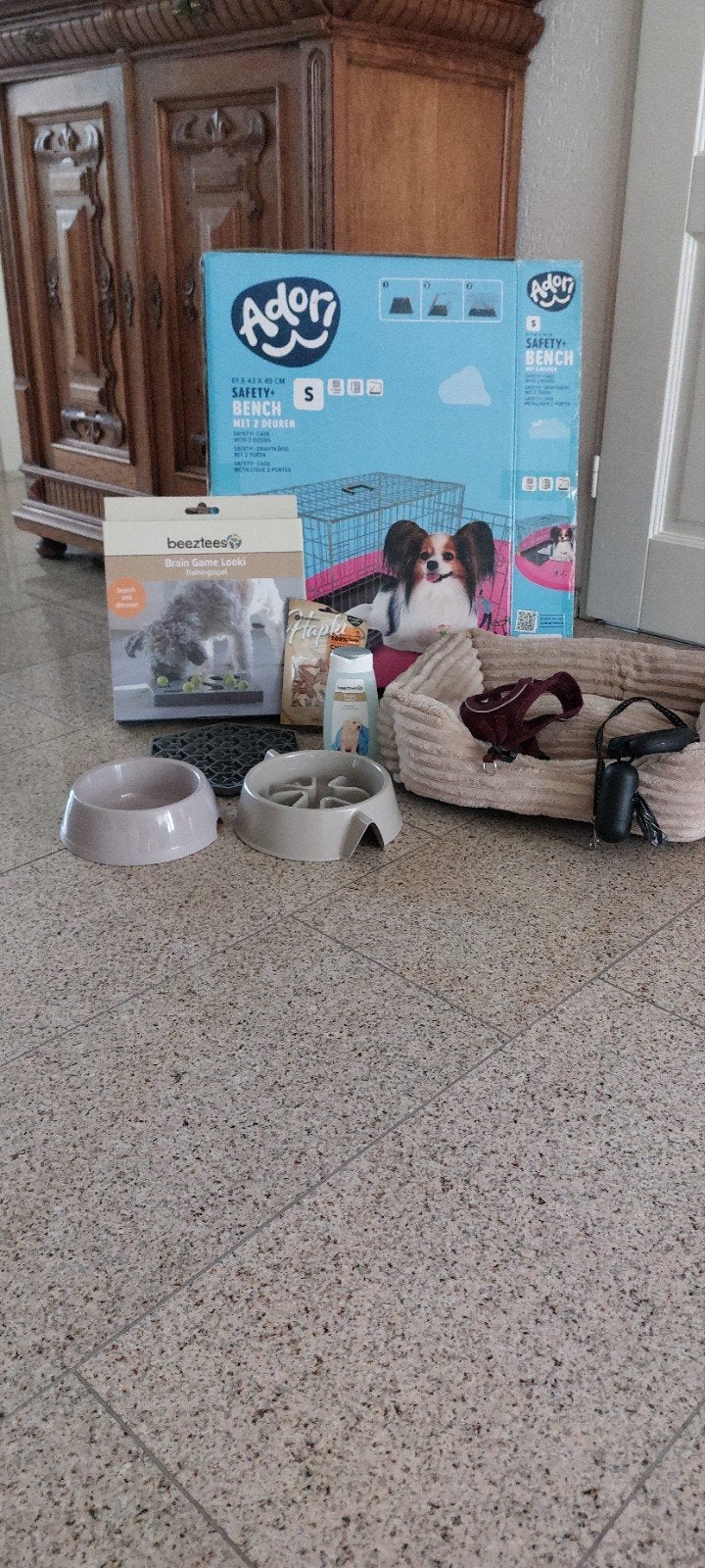 Starterset hond, Ophalen