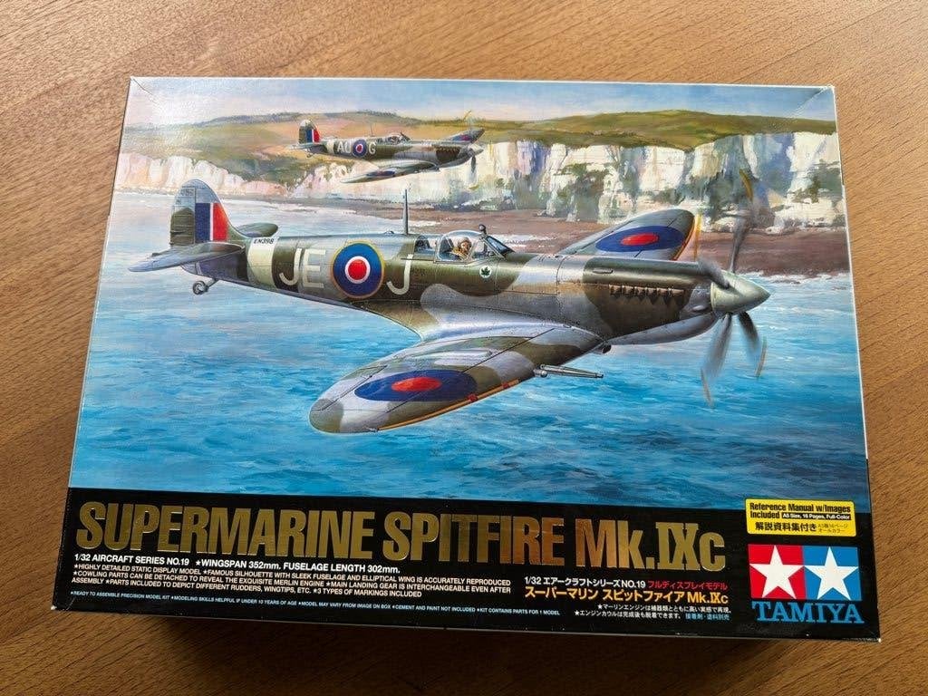 Tamiya Supermarine Spitfire Mk.IXc, HGW PE seatbelts, 1:32, Overige merken, Nieuw, Ophalen of Verzenden, Groter dan 1:72