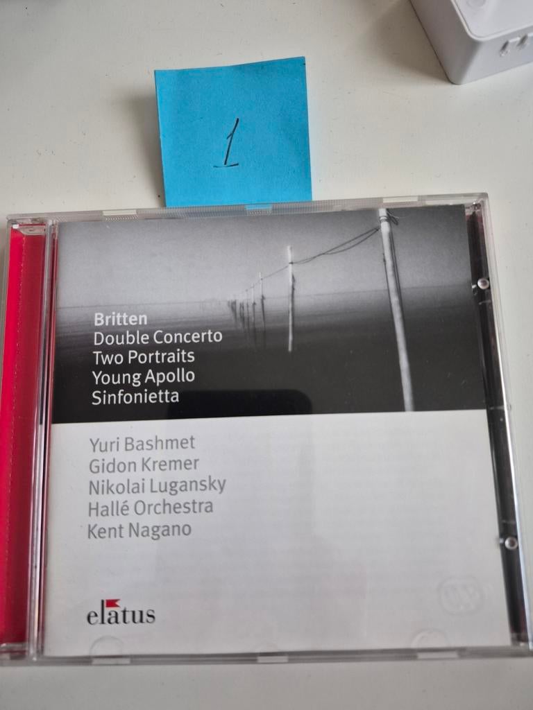 Britten: Double Concerto, Two Portraits, Young Apollo,, Ophalen of Verzenden, Modernisme tot heden, Zo goed als nieuw, Orkest of Ballet