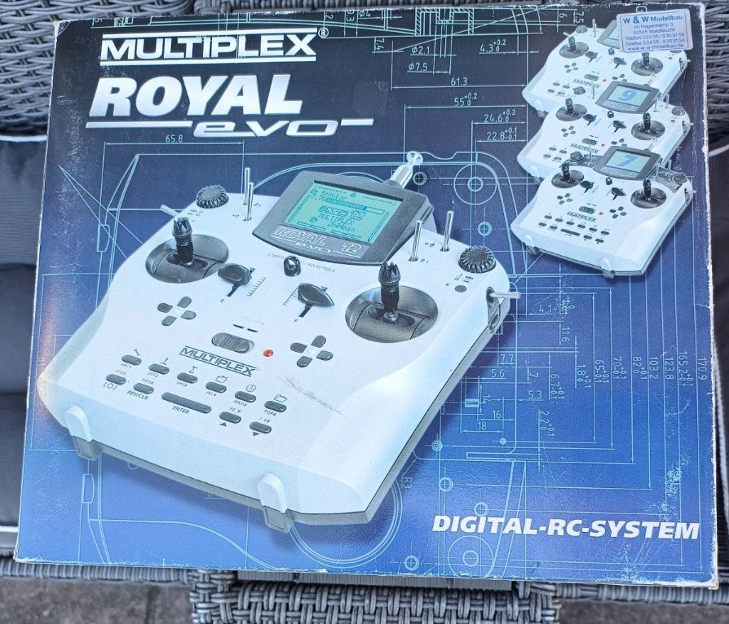 Te koop MULTIPLEX ROYAL PRO 9, Ophalen of Verzenden, Gebruikt, Overige typen