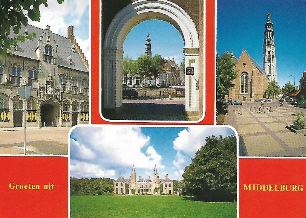 Middelburg- -4-luik., Verzenden, 1980 tot heden, Gelopen, Zeeland