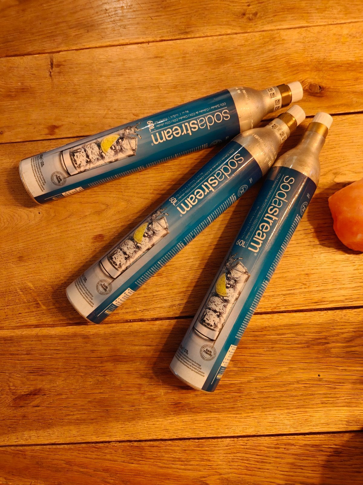 Sodastream CO2 cilinders (3 stuks, leeg), Ophalen of Verzenden, Gebruikt