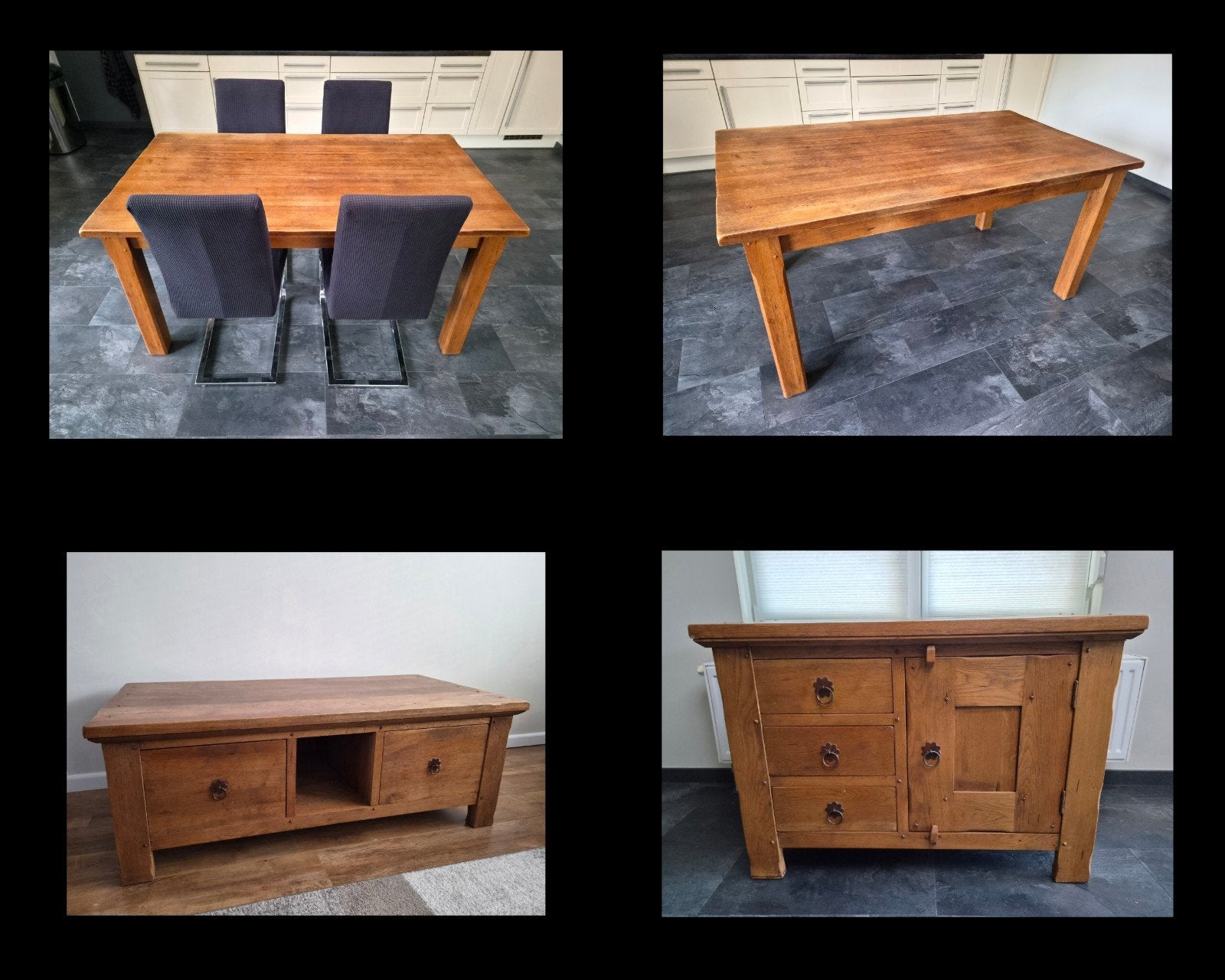 Meubelset Eettafel/Salontafel/Tv kast, Huis en Inrichting, Ophalen