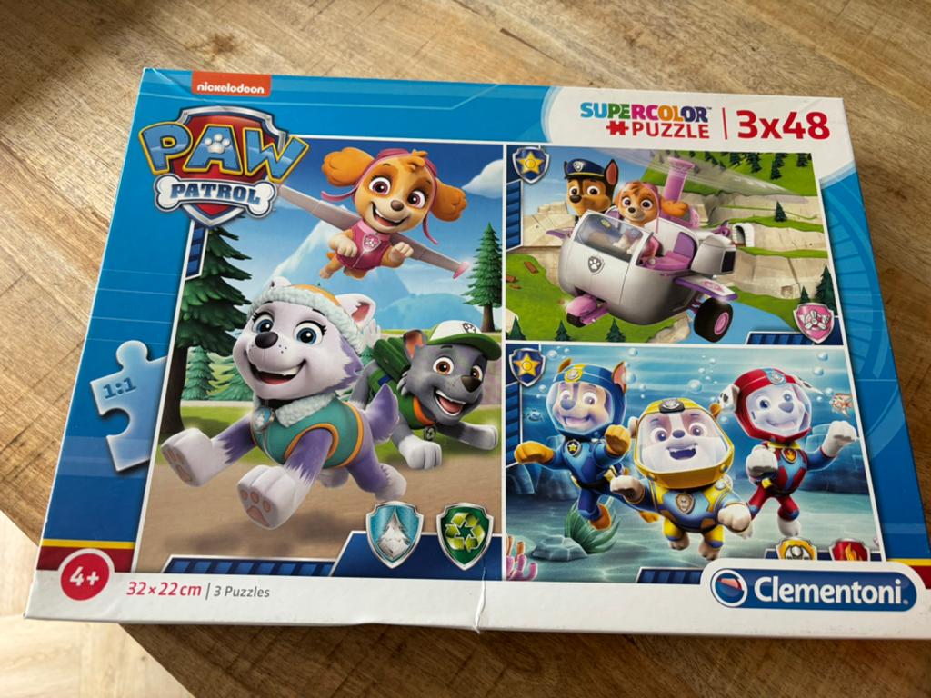Paw patrol puzzels, Ophalen of Verzenden, 10 tot 50 stukjes, Zo goed als nieuw, 2 tot 4 jaar