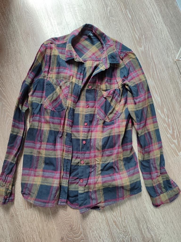 FB Sister Geruite Blouse Maat S, Overige kleuren, Ophalen of Verzenden, Lange mouw, Maat 36 (S)