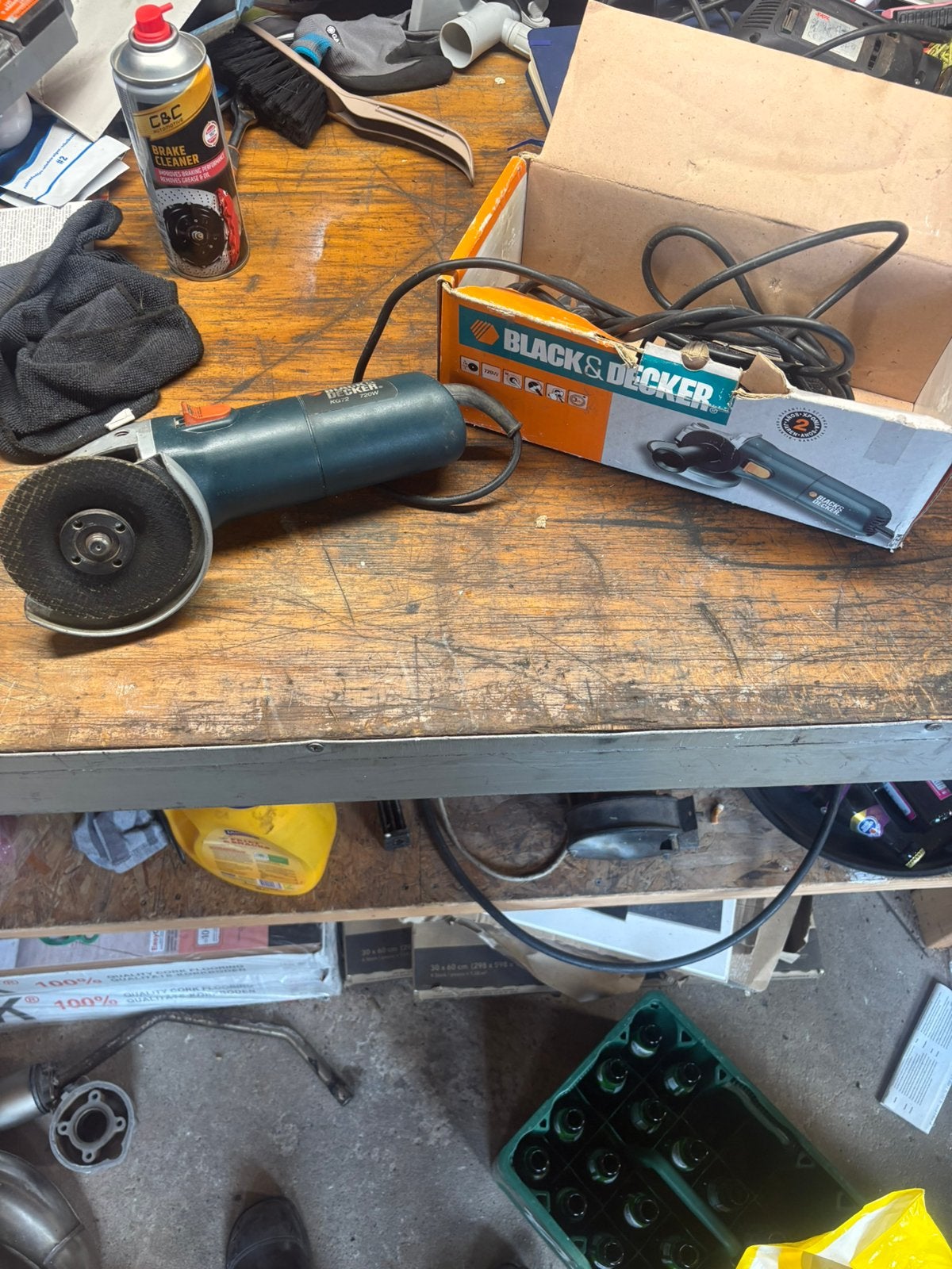Gebruikte black&decker slijptol, Ophalen, Gebruikt, Minder dan 700 watt, Haakse handslijpmachine