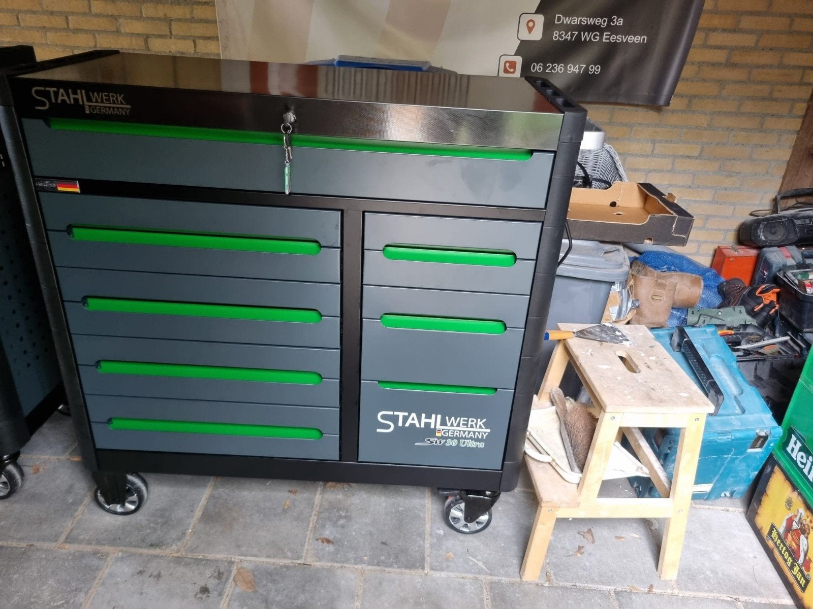 Stahlwerk Germany SW30 ultra gereeedschapswagen, Ophalen, Gevuld, Nieuw