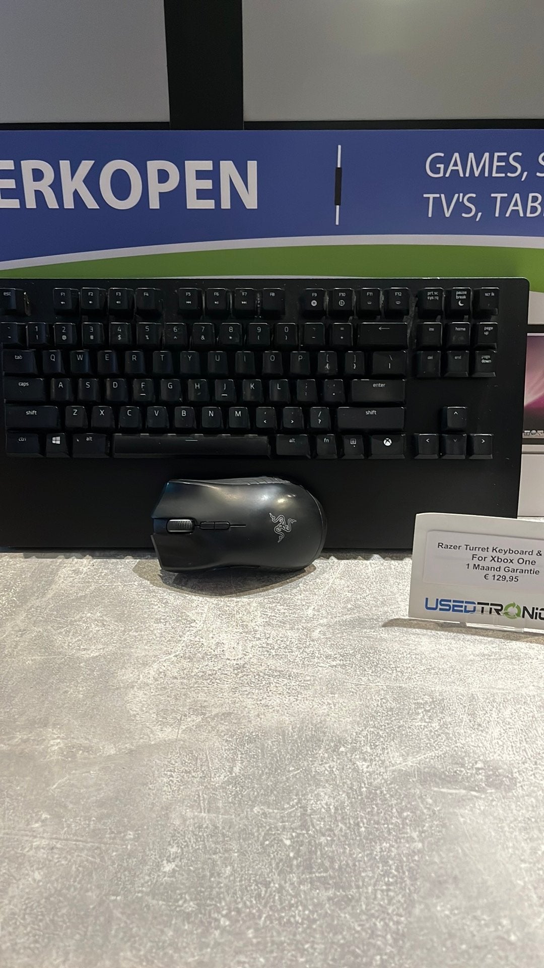 Razer Turret Keyboard & Muis voor Xbox One, Overige typen, Ophalen of Verzenden, Zo goed als nieuw, Xbox One