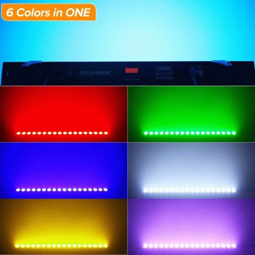 DJLicht 180W RGB Led Bar 6 in 1 105cm, Geluidgestuurd, ., Nieuw, Ophalen of Verzenden