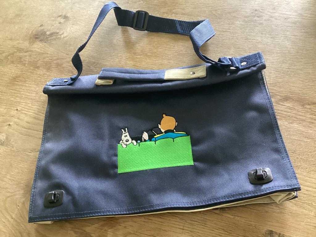 Kuifje tas, Ophalen of Verzenden, Blauw, Overige typen